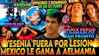 Yessenia fuera por lesión? México le gana a Alemania y quienes son los elegidos | EXATLON DOMINGO 20