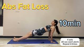 Core Fat Loss / Intense Abs Workout 10min #gym #challenge #cardio