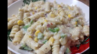 White Sauce Vegetable Pasta | Creamy Pasta Recipe |