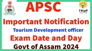 Apsc Important Notification 2024.