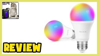 TECKIN Smart RGB LED Light Bulb (Remote Control via App) - REVIEW + SETUP