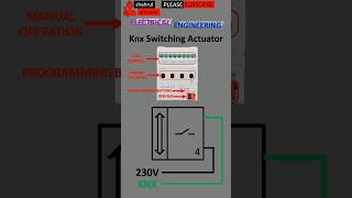 knx switching actuator symbol #shorts #electrical #electricalengineering #knx #buildingautomation