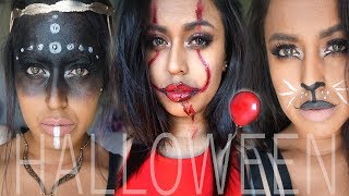 3 LAST MINUTE HALLOWEEN MAKEUP IDEAS