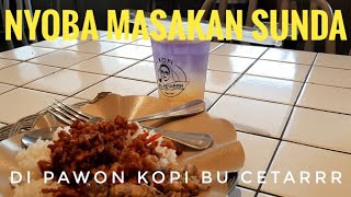 MAKAN SORE DI PAWON KOPI BU CETARRR PUNYA TEH SYAHRINI | KULINER DI JAKSEL