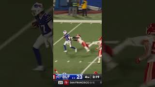 Josh Allen HUGE TOUCHDOWN RUN to extend the lead Bills vs Chiefs nfl #nfl #shorts #chiefs #bills