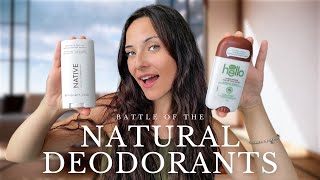 TESTING NATURAL DEODORANTS | WHICH ONE IS THE BEST? Native, Tom's, Shmidt's, Hello