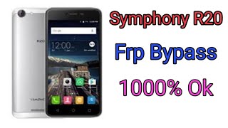 Symphony R20 frp bypass/ google account remove/ all in one msr