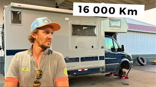 MAINTENANCE de notre CAMPING-CAR en VOYAGE autour du MONDE !