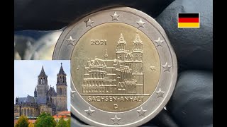 2 euro germany 2021 # commemorative coins # Bundesländer series – Saxony-Anhalt