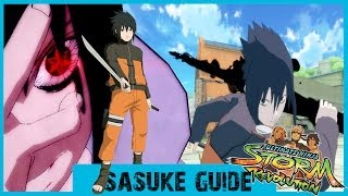 Naruto SUN Storm Revolution Demo ✖Sasuke Guide/Ulti Cancel etc.✖