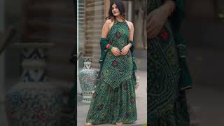 Bandhani Print suit Designs for summer#2024#trending#yt #fashion#youtubeshorts❣️❣️