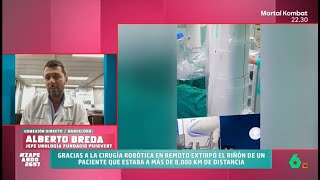 Un médico opera en remoto a un paciente que estaba a 8.000 kilómetros de distancia - Zapeando