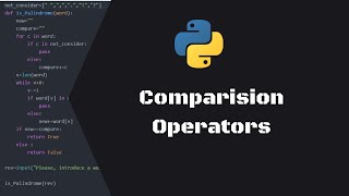 Learn Complete Python - # Day 15 - Comparision Operators In Python