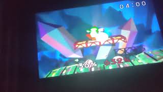 SSB64 Yoshi vs Metal Mario Star Finish Kill