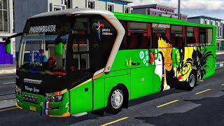 KULER GANAS!! SHARE LIVERY MARGO JOYO MOD LEGACY SR1 KULER By. HOP | MOD BUSSID TERBARU