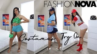 Try On Haul | Halloween Costumes from Fashion Nova 2024 🔦 🖤  Size Large