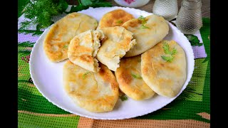 Тонкие пирожки на кефире, обалденный рецепт, вкусная начинка, мягкое тесто, готовим дома!