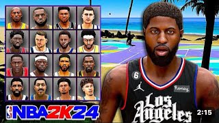 NBA 2K24 Paul George BEST FACE CREATION CURRENT GEN + NEXT GEN (MOST ACCURATE)