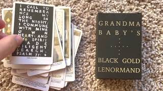 Grandma Baby’s Black Gold Lenormand — flip through