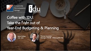 Coffee with IDU   Take the Fright out of Year End Budgeting