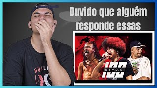 100 RIMAS IMPOSSÍVEIS de RESPONDER! 🤬| REACT RELÍQUIA