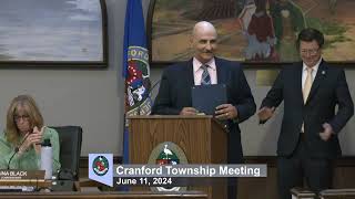 Cranford Town Meeting June 11, 2024 Mayor's Proclamation-Recognizes The Arc of Union County