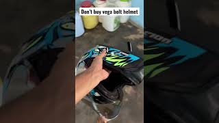 Don’t buy vega bolt helmet 🤬 #bike #vega #bolt #helmet #shorts