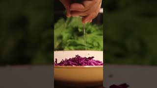 Sweet and Sour Red Cabbage Salad @thebrownchef_