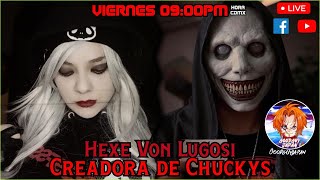 ESCULTORA DE CHUCKY HEXE VON LUGOSI CON GOODGUYJAPAN !!