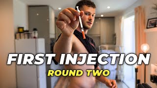 My First Anabolic Steroid Injection...Round Two | Physique Update