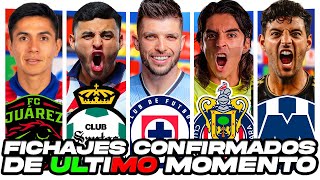 TIAGO VOLPI al CRUZ AZUL ¡DIETER VILLALPANDO A JUAREZ! ACEVEDO a las CHIVAS ¡VELA A RAYADOS! liga MX