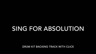 Sing For Absolution Drum Kit Backing Track With Click