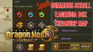 Summons Scroll - Lagendia Box - Treasure Map - World of dragon nest