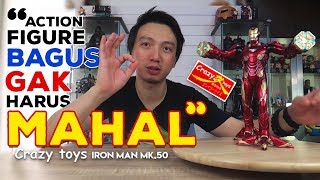 UNBOXING: CRAZY TOYS IRON MAN Mark 50 | 1/6th Scale Collectible Figure