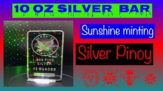 10 OZ Silver Bar , Sunshine Minting !