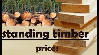 standing timber prices, timber prices per acre