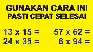 Trik Cepat Perkalian 2 digit Bisa Digunakan Untuk Semua Angka | Cara Belajar Matematika SD