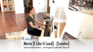 Maria (I Like It Loud) - Scooter - Piano Cover with Sheet Music (Intermediate)