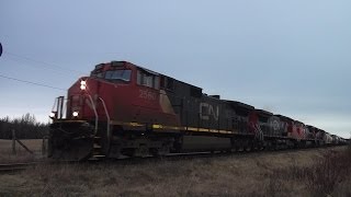 CN 2560, Pre-Snow Westbound 12-09-2013