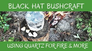 Finding & Using Quartz For Fire Making & Bushcraft 🔥