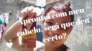 PINTANDO CABELO VERMELHO EM CASA.