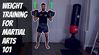 Weight Training For Martial Arts - A Basic Introduction - Includes Full Body Workout