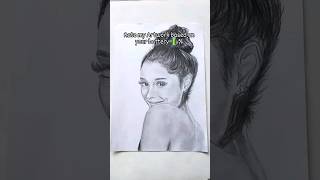 Rate my Artwork based on your battery percentage. 🔋#sketches #arianagrandesketch