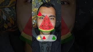 Painting Watermelon emoji coloring puzzle game #painting #coloring #colorgame #puzzlegame #game