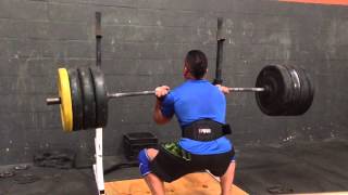 Front squat 365lb