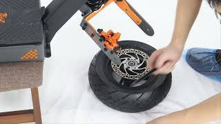 KuKirin G4 Front Wheel Replacement Tutorial（更换前轮教程）