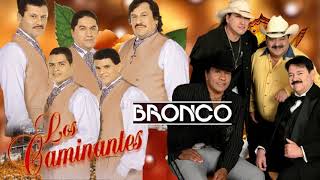 LOS CAMINANTES Y GRUPO BRONCO ÉXITOS ROMÁNTICOS SUS MEJORES CANCIONES COMPLETAS 2021