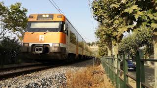 447 de Rodalies de Catalunya entrando en Calella