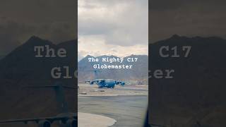 The mighty 🥵#c17 #aircraft #c17globemaster #fighterjet #fighter #iaf #airforce #takeoff ##lehladakh