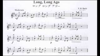 [Piano Accompany] Long, Long Ago (80% Tempo)